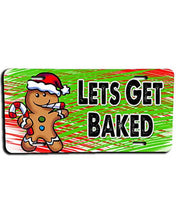 B153 Personalized Airbrush Gingerbread Man License Plate Tag Design Yours
