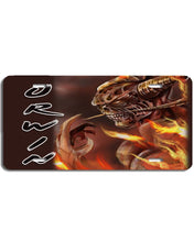 C118 Digitally Airbrush Painted Personalized Custom Demon   Auto License Plate Tag