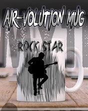 F016 Custom Airbrush Personalized Guitar Music Ceramic Coffee Mug Design Yours