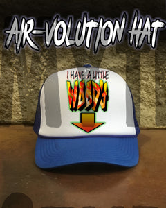 F036 Custom Airbrush Personalized Arrow Snapback Trucker Hat Design Yours