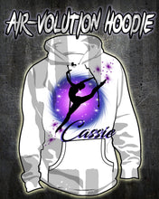 G007 Personalized Airbrush Dancer Hoodie Sweatshirt Design Yours