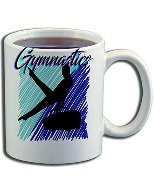 G013 Personalized Airbrush Gymnastics Ceramic Coffee Mug Design Yours