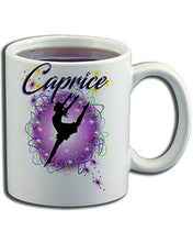 G018 Personalized Airbrush Dancer Ceramic Coffee Mug Design Yours