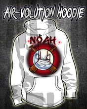 G020 Personalized Airbrush Baseball Hoodie Sweatshirt Design Yours