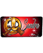 G021 Personalized Airbrush Baseball License Plate Tag Design Yours
