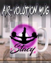 G029 Personalized Airbrush Cheerleading Ceramic Coffee Mug Design Yours