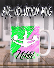 G032 Personalized Airbrush Cheerleading Ceramic Coffee Mug Design Yours