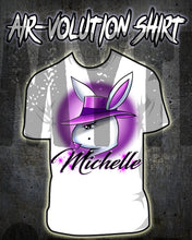 H016 Custom Airbrush Personalized Airbrush Play Girl Bunny Tee Shirt Design Yours