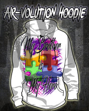 H051 Custom Airbrush Personalized Autism Logo Hoodie Sweatshirt Design Yours