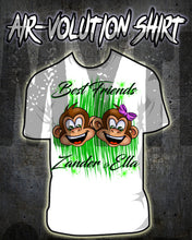 I027 Personalized Airbrush Monkeys Tee Shirt Design Yours