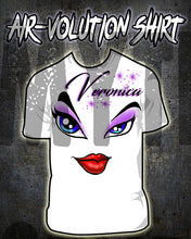 LB012 custom personalized airbrush Sexy Eyes and Lips Tee Shirt Design Yours