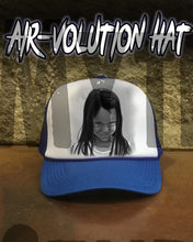 X005 Personalized Airbrush Portrait Snapback Trucker Hat Design Yours