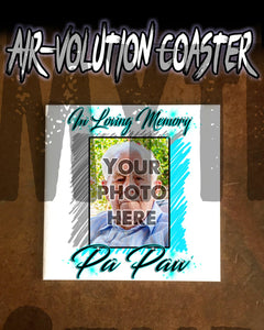 PT001 Personalized Airbrush Your Photo On a Ceramic Coaster Design Yours