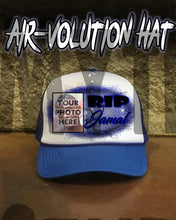 PT002 Personalized Airbrush Your Photo On a Snapback Trucker Hat Design Yours