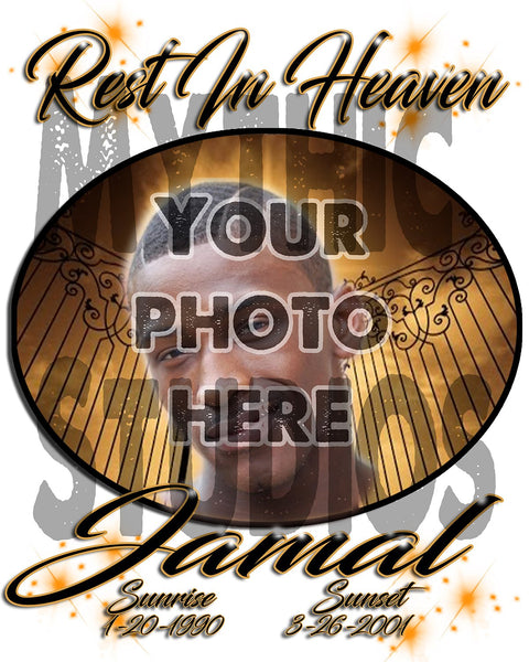 PT003 Personalized Airbrush Your Photo On a Ceramic Coaster Design Yours