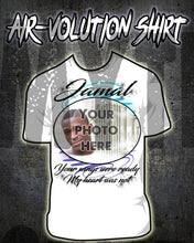PT008 Personalized Airbrush Your Photo On a Tee Shirt Design Yours